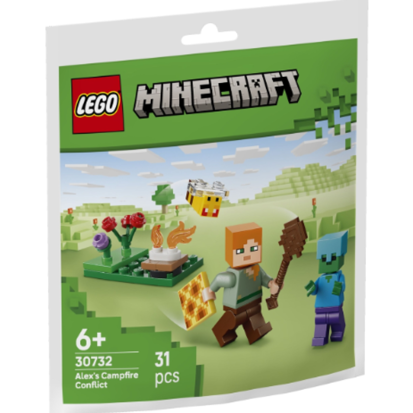 LEGO Minecraft 30732 Alex's Campfire Conflict Paper Bag